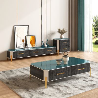 现代茶几电视柜组合