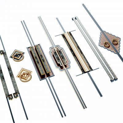 新中式门把手，拉手组合