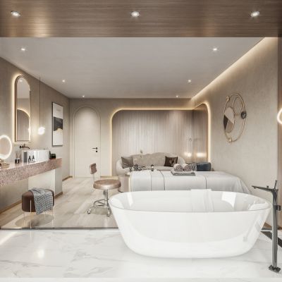 现代美容院包间