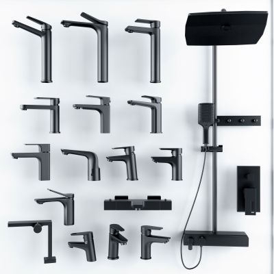 现代水龙头,浴室花洒