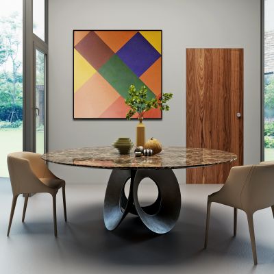 现代餐桌椅组合