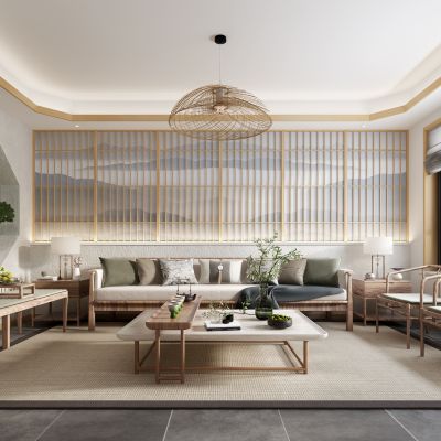新中式禅意客厅