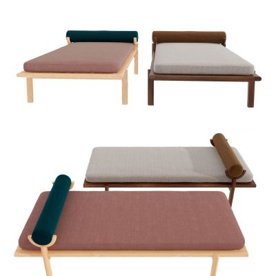 北欧风单人沙发凳床尾凳