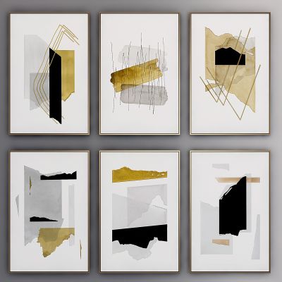 现代简约轻奢装饰画，挂画