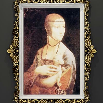 欧式金属雕花装饰挂画，画框镜框