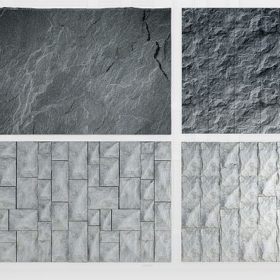 现代文化石背景墙，石头墙面，毛石墙面