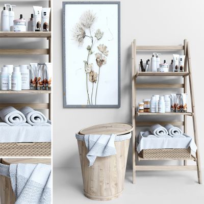 现代卫生间洗漱用品