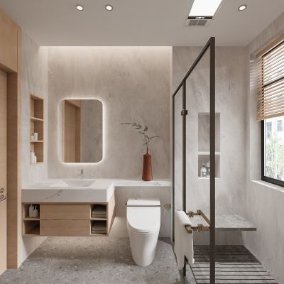 日式卫生间浴室