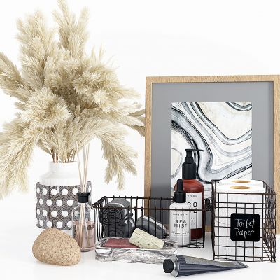 现代卫浴洗涤用品组合