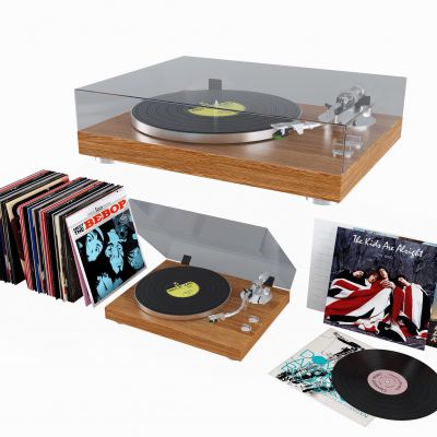 现代唱片机 唱片