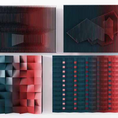 现代墙饰挂件组合