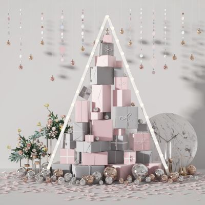 现代婚礼装饰品组合