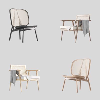 现代编藤休闲椅组合