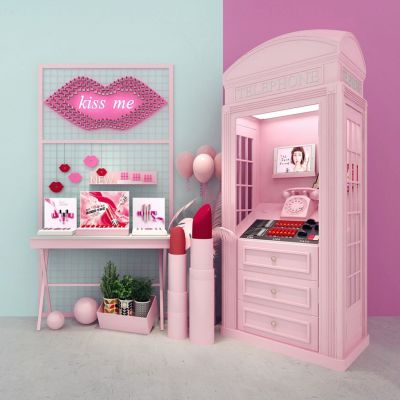 北欧网红化妆品展台