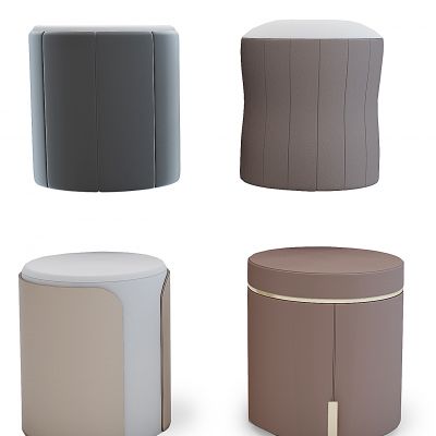 现代圆形凳子，圆墩，坐凳