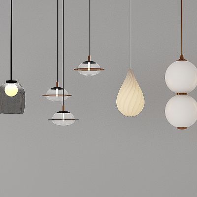 现代小吊灯、床头吊灯3D模型