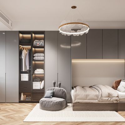 现代榻榻米卧室