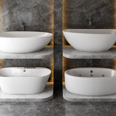 现代浴缸 浴盆_