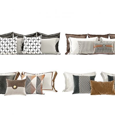 现代抱枕组合