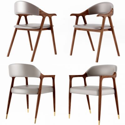 新中式实木餐椅 单椅