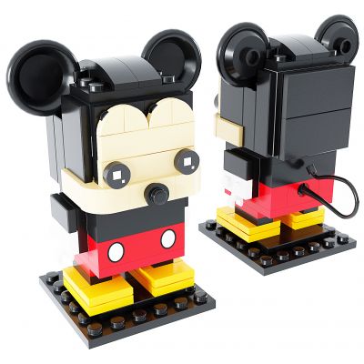 现代乐高,米老鼠乐高玩具摆件,玩具