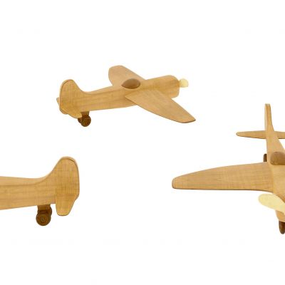 现代木质玩具 飞机