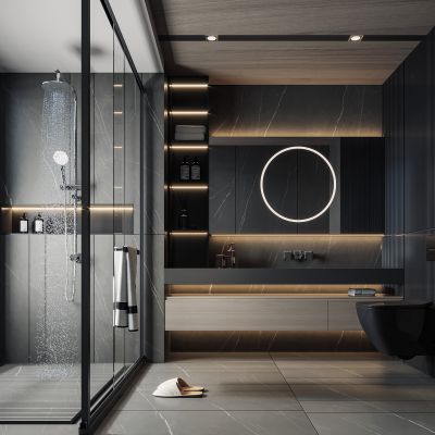 现代家居卫生间