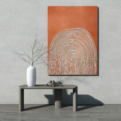 现代装饰画，挂画花瓶