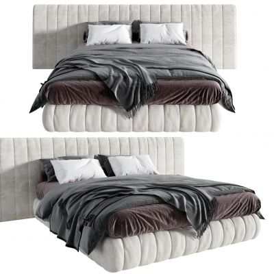 现代简约双人床