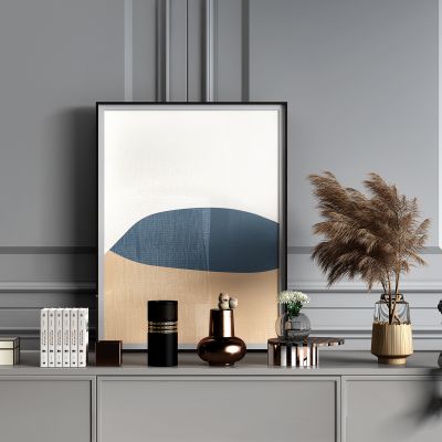 现代花瓶 挂画 雕塑摆件