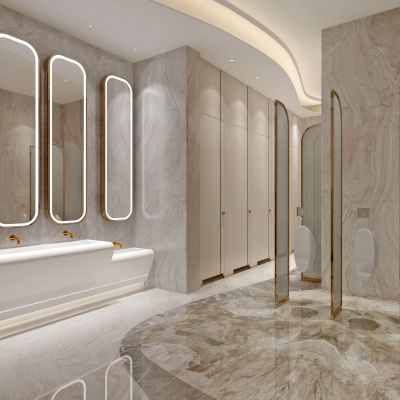 现代公共卫生间