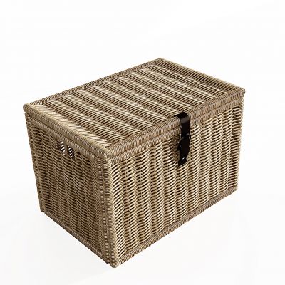 现代藤编收纳筐,