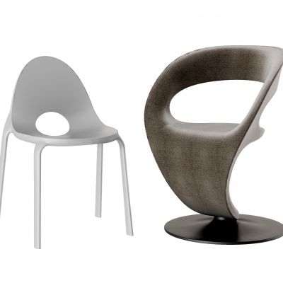 现代餐椅  异形座椅