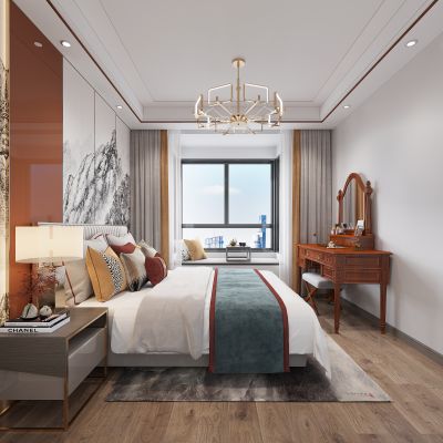 新中式卧室