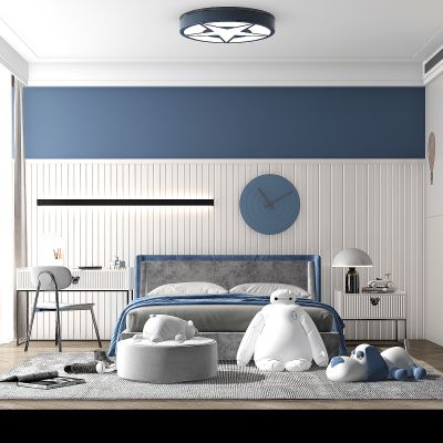 现代儿童房，男孩房