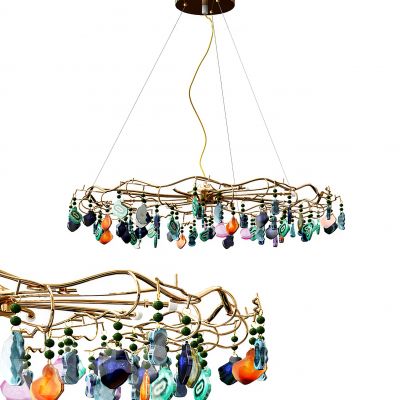 现代玻璃吊灯