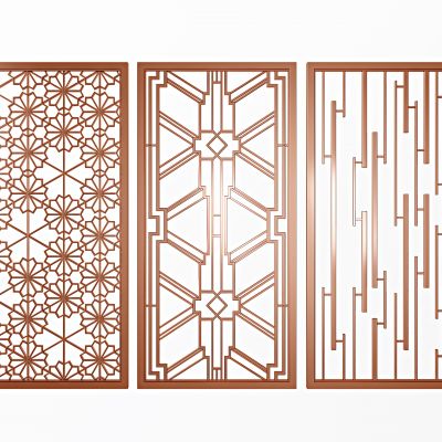 现代金属隔断 ,金属屏风