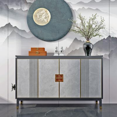 新中式玄关,装饰柜