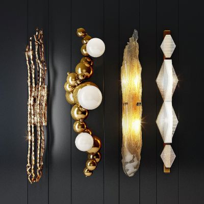 现代金属壁灯