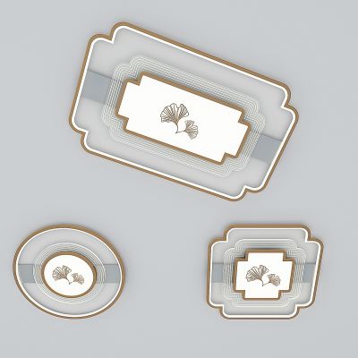 新中式镂空吸顶灯