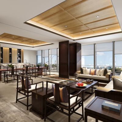 中式办公VIP接待室