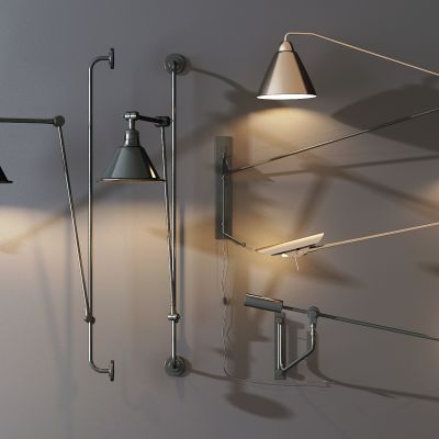 工业风调节式壁灯