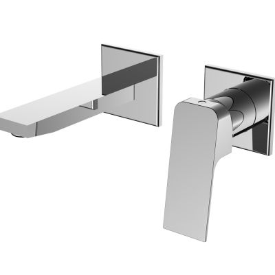 现代壁挂式台盆龙头