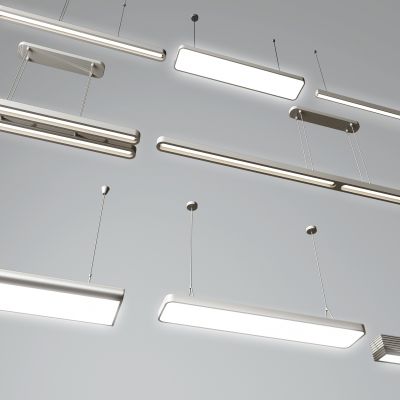 现代简约条形吊灯