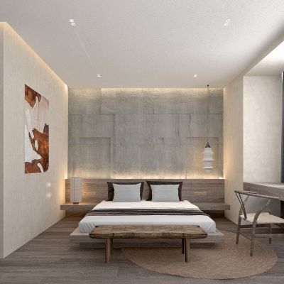 侘寂卧室主人房