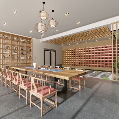 新中式轻奢茶楼，茶馆