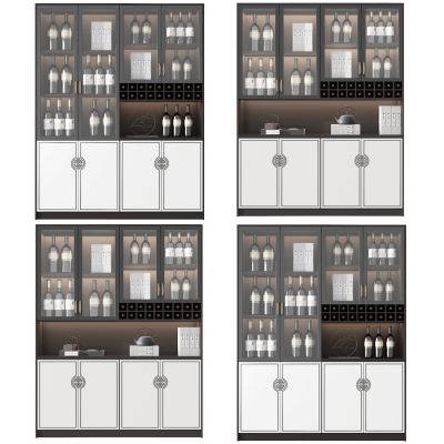 新中式轻奢酒柜