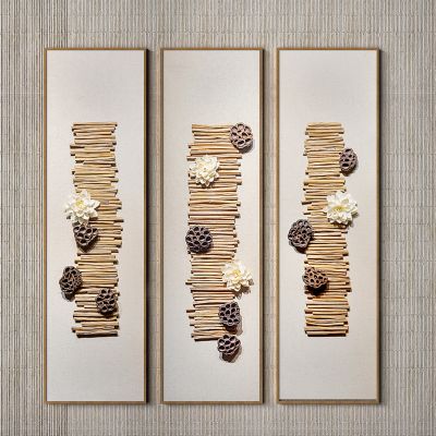 新中式禅意荷花装饰画_挂画