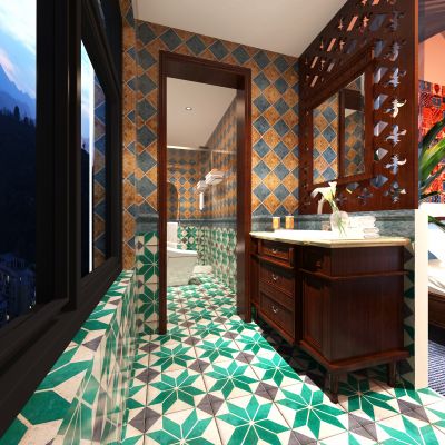 古典摩洛哥卧室卫生间