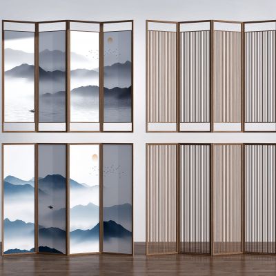 新中式屏风_隔断